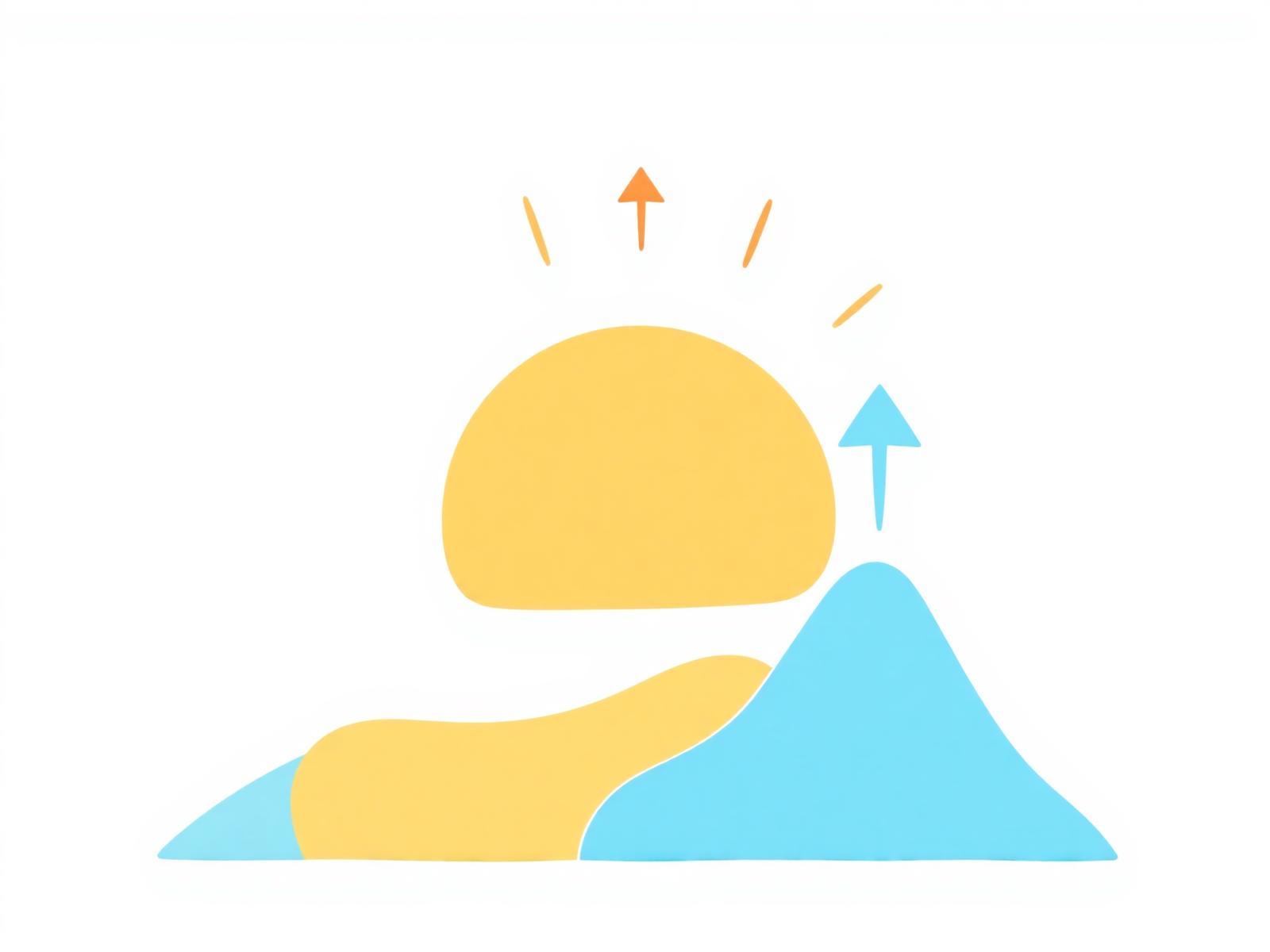 Bright illustration of growth and possibility